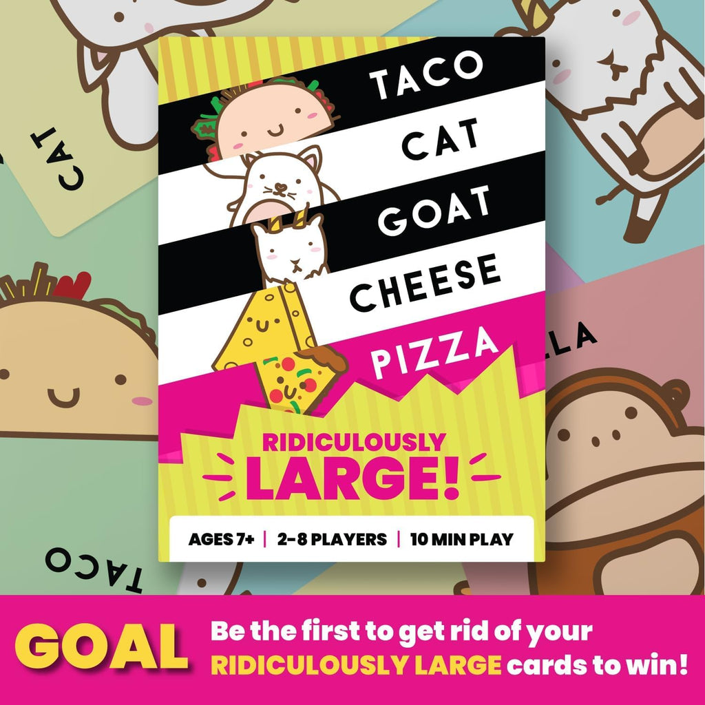 Taco Cat Goat Cheese Pizza Card Game by Taco Cat Games, Age 7+, 2-8 Players