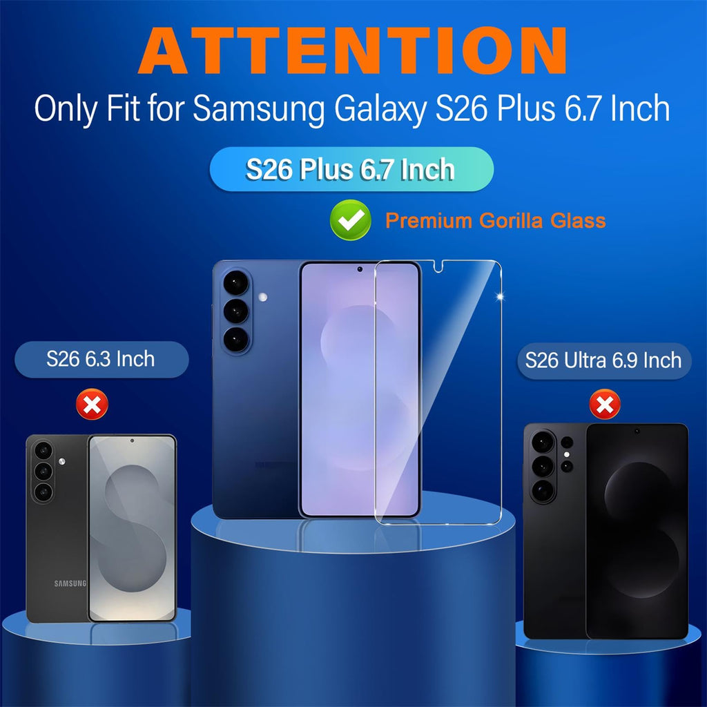 firtstnow 3 Pack for Samsung Galaxy S25 Ultra Screen Protector Tempered Glass + 3 Pack Camera Lens Protector, Military Grade Shatterproof, 9H Hardness, Fingerprint Unlock,Case Friendly 6.9 Inch