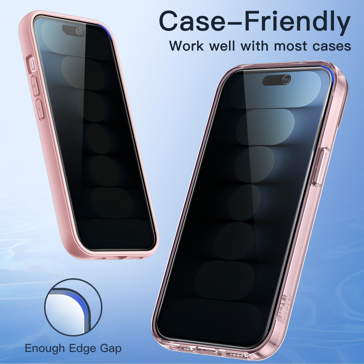 JETech Privacy Screen Protector for iPhone 18 Pro, 2-Pack