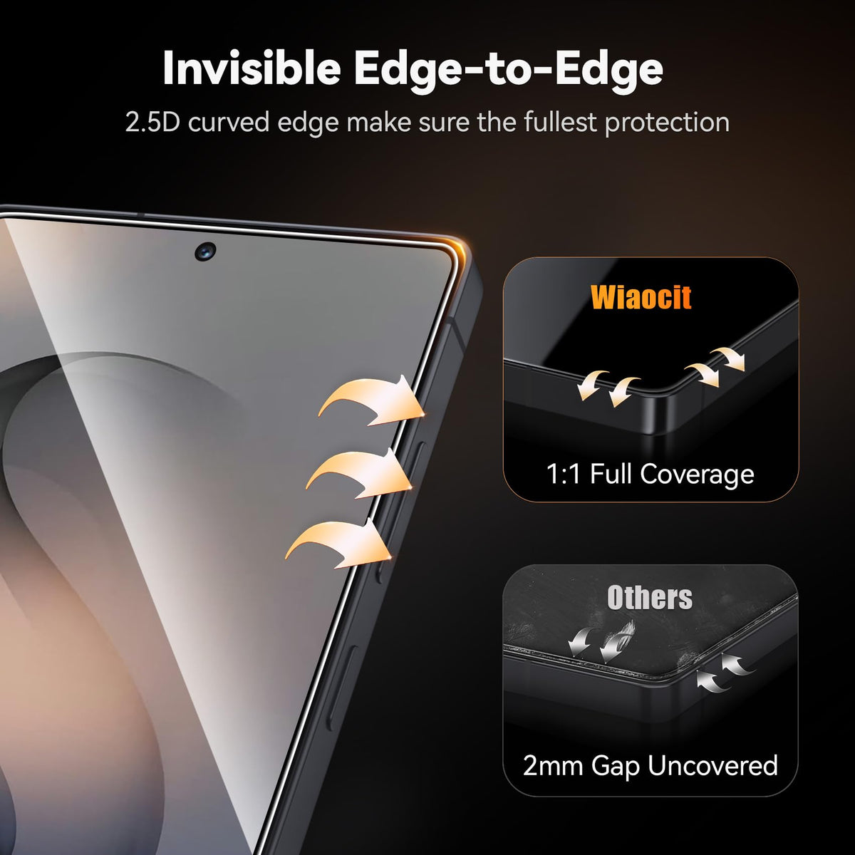 Wiaocit Tempered Glass Screen Protector for Samsung Galaxy A17 5G