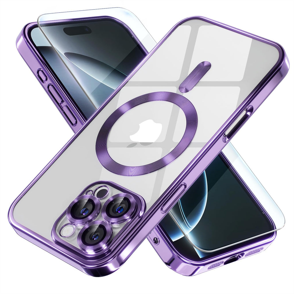 Misea Magnetic for iPhone 17 Case Compatible with MagSafe Light Blue
