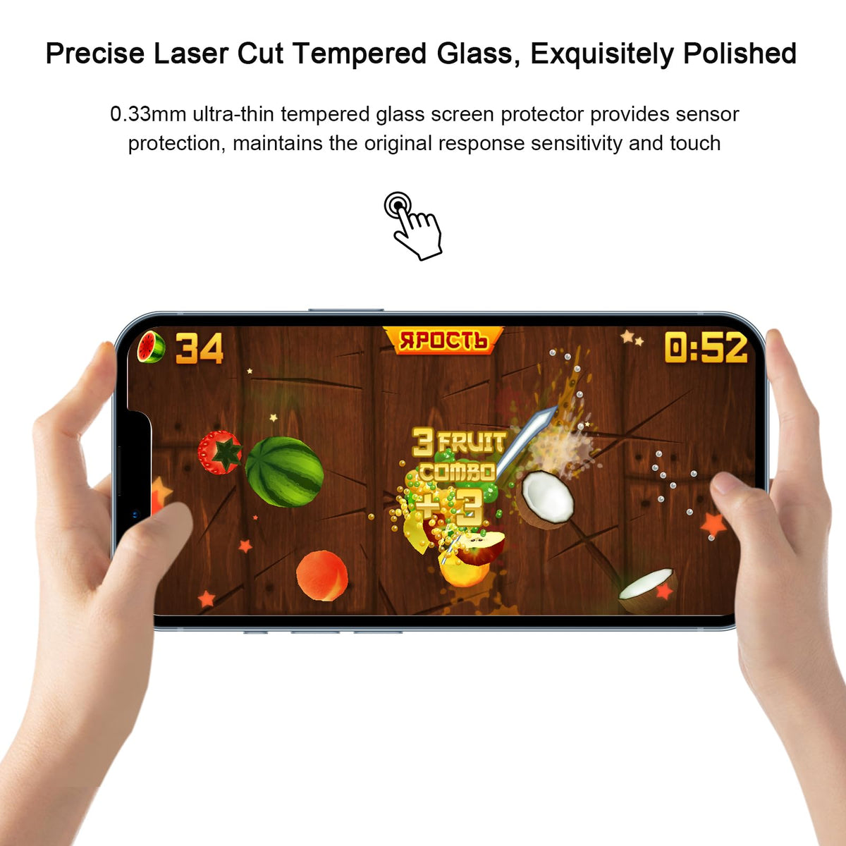 SIBEITU 3+3 Pack Screen Protector + Camera Lens Protector for iPhone 18 Pro
