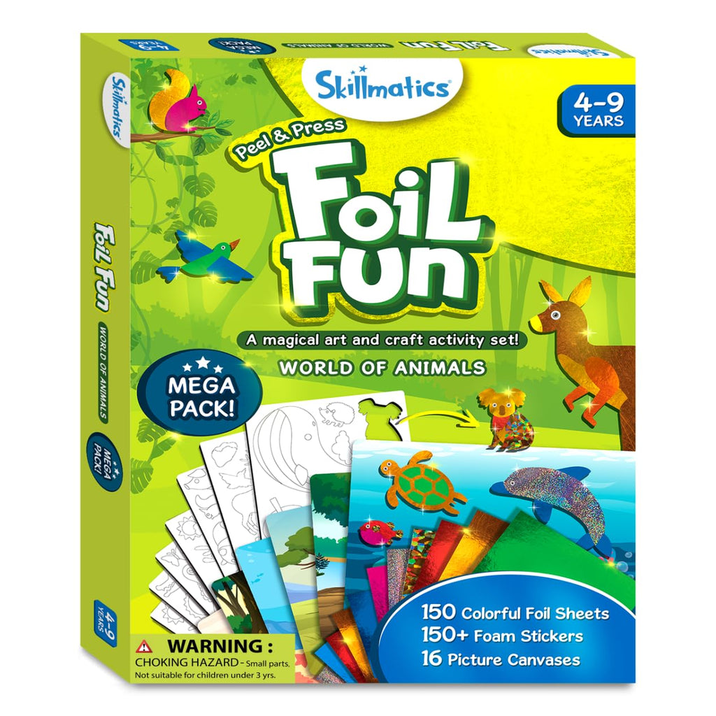 Skillmatics Foil Fun Girl Power, Foil Art & Craft Activity, Gift for Tweens