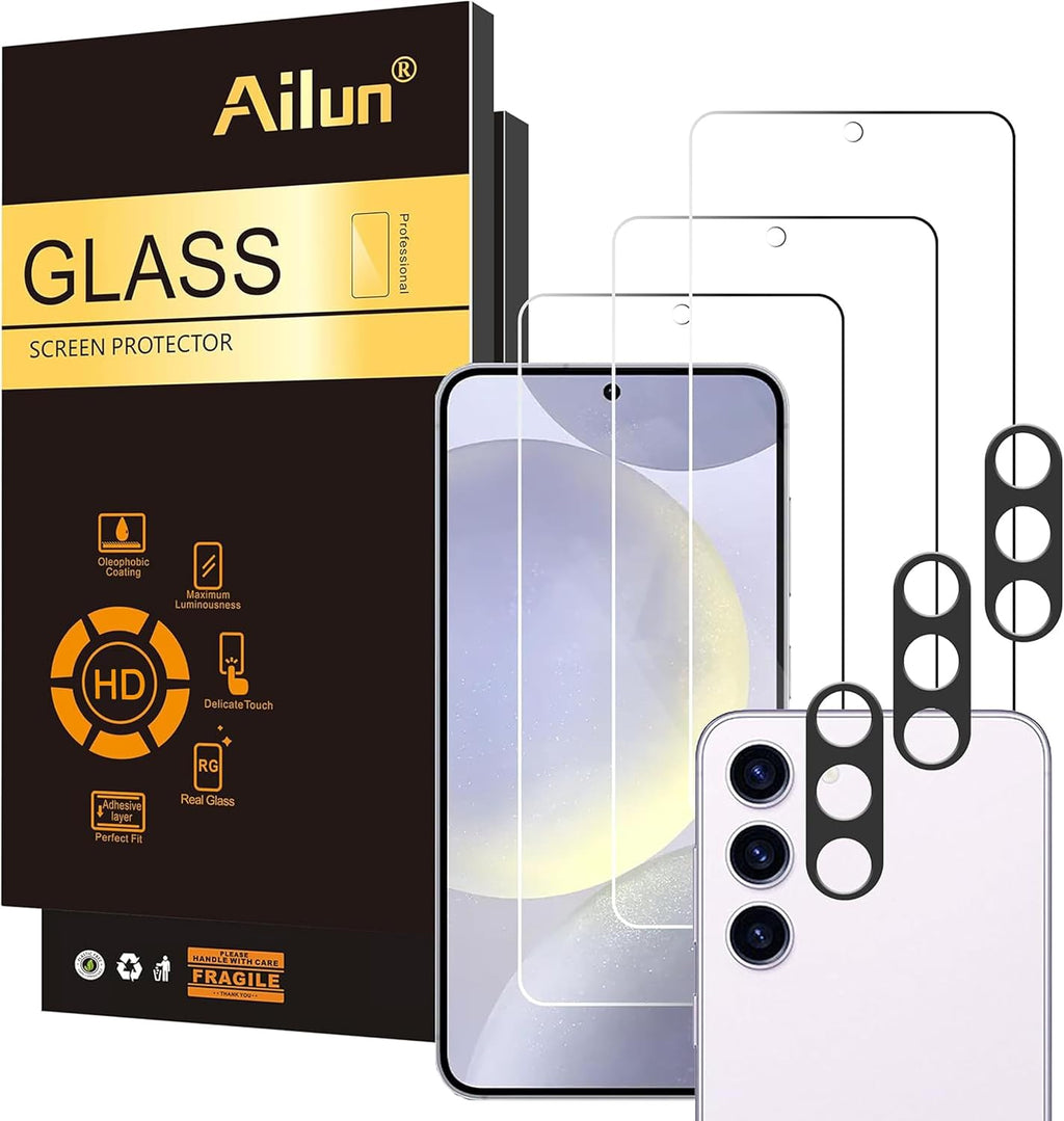 Ailun Screen Protector + Camera Lens Protector for Galaxy S24+ / S24 Plus