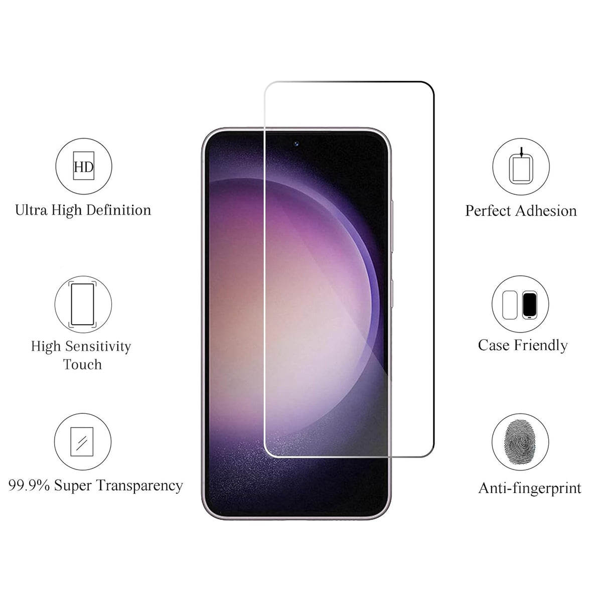 Ailun Screen Protector + Camera Lens Protector for Galaxy S24+ / S24 Plus