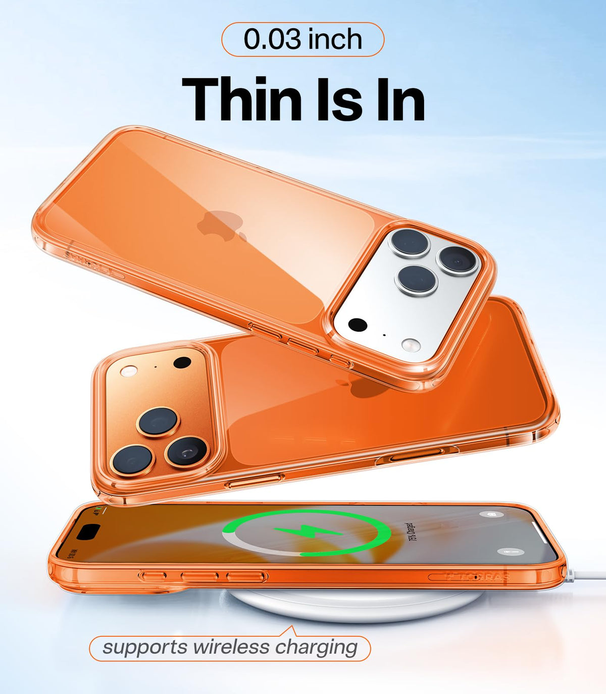 TORRAS for iPhone 14 Pro Max Case, Anti-Yellowing, Crystal Clear