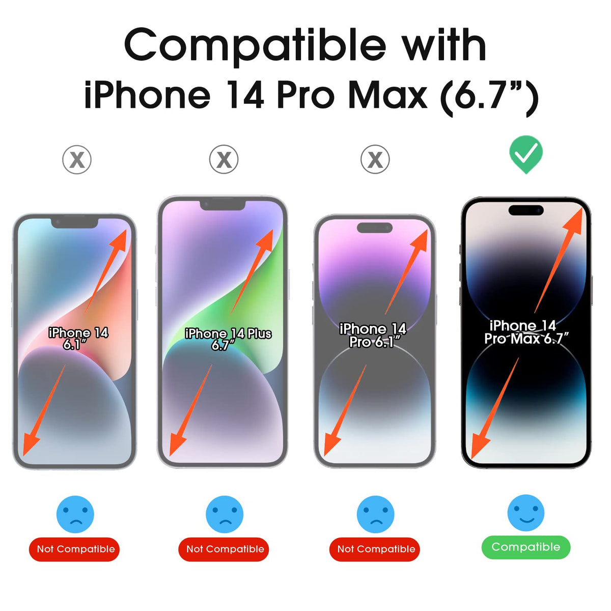 amFilm OneTouch for iPhone 18 Pro Max 6.9'' Screen Protector Tempered Glass