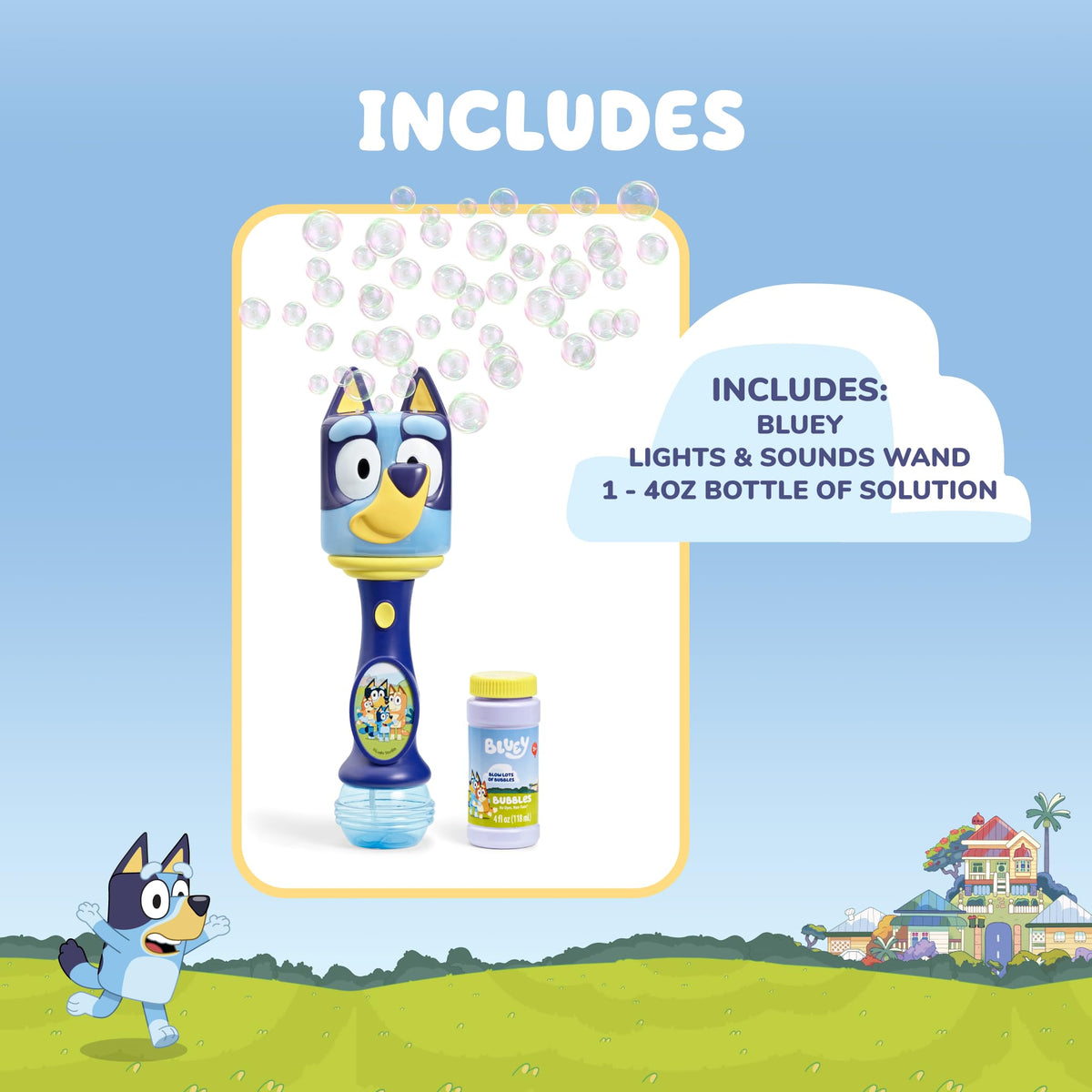Little Kids Paw Patrol Marshall Light and Sound Musical Bubble Wand, Includes Bubble Solution