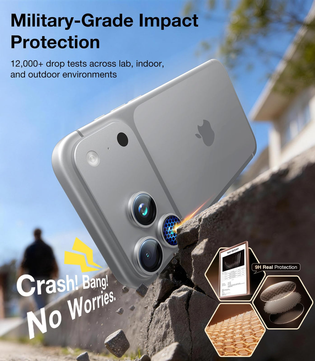 UltraGlass TOP 9H+ Armor for iPhone 17 Pro Privacy Screen Protector, 2 Pack