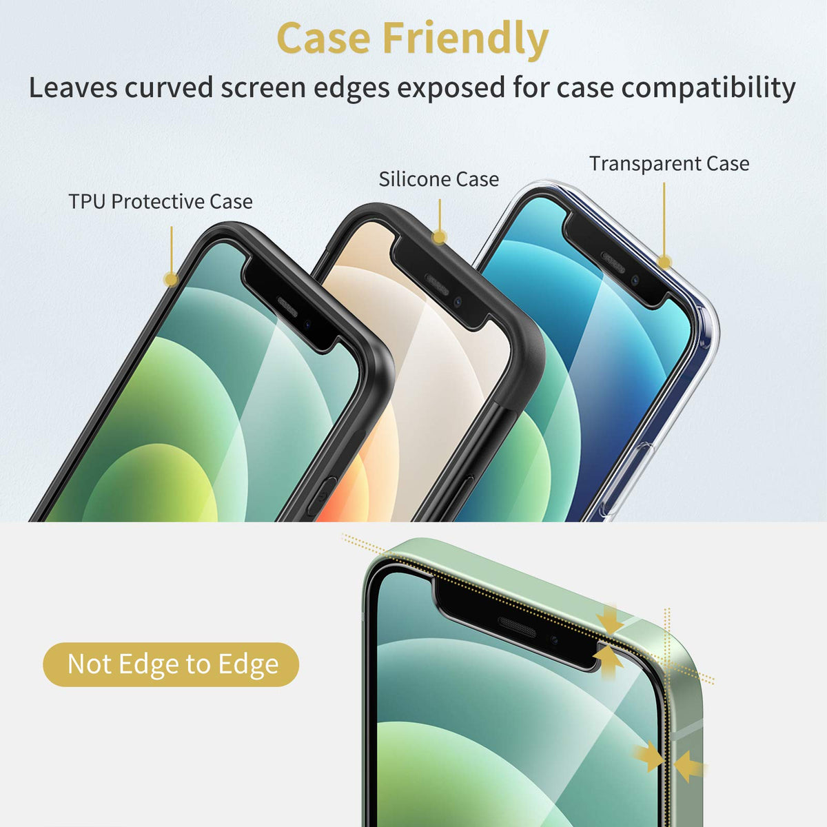 UNBREAKcable 3-Pack Screen Protector for iPhone SE 2022/SE 2020, iPhone 8/7