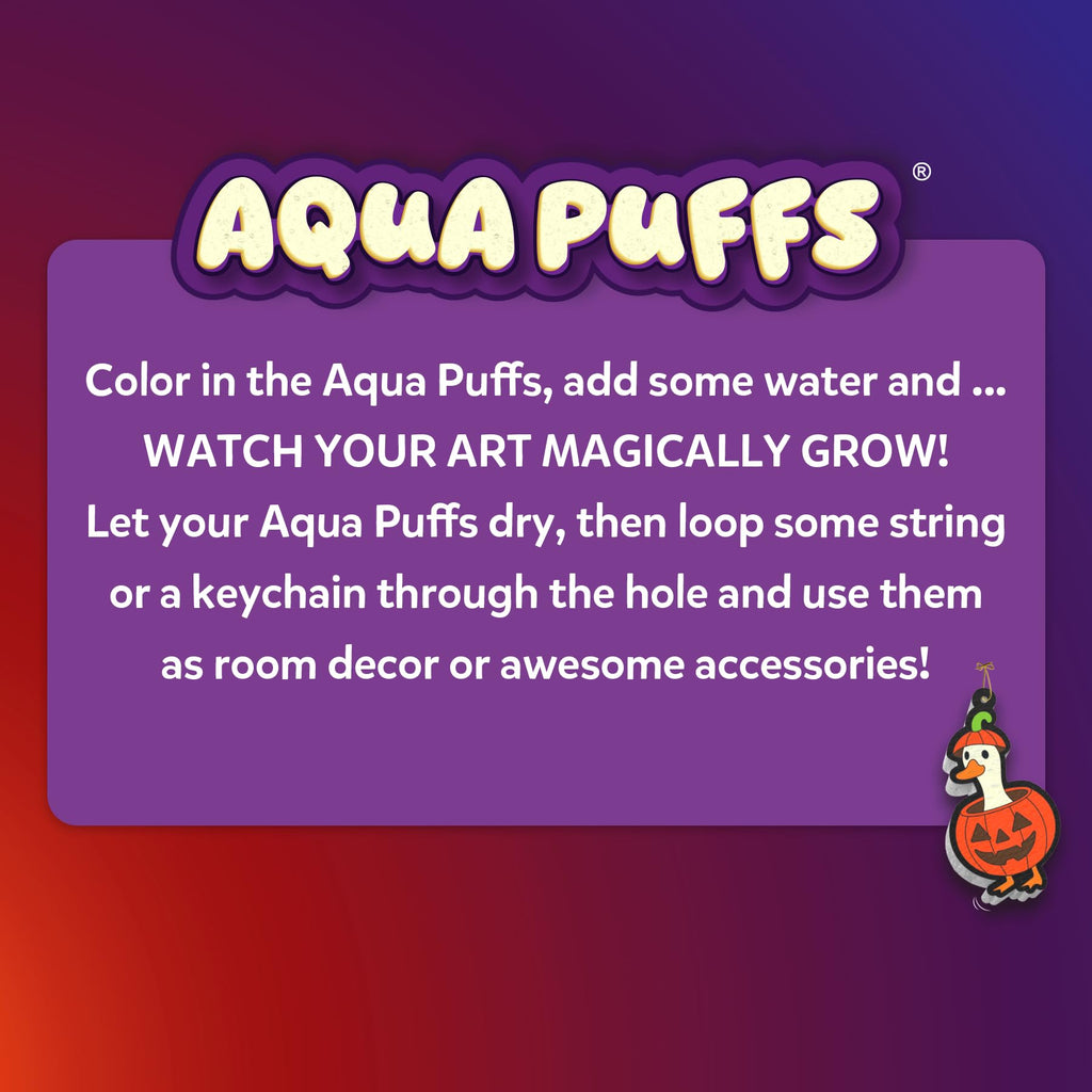 Skillmatics Aqua Puffs Unicorns, Art & Craft Gift for Kids, Paint by Number