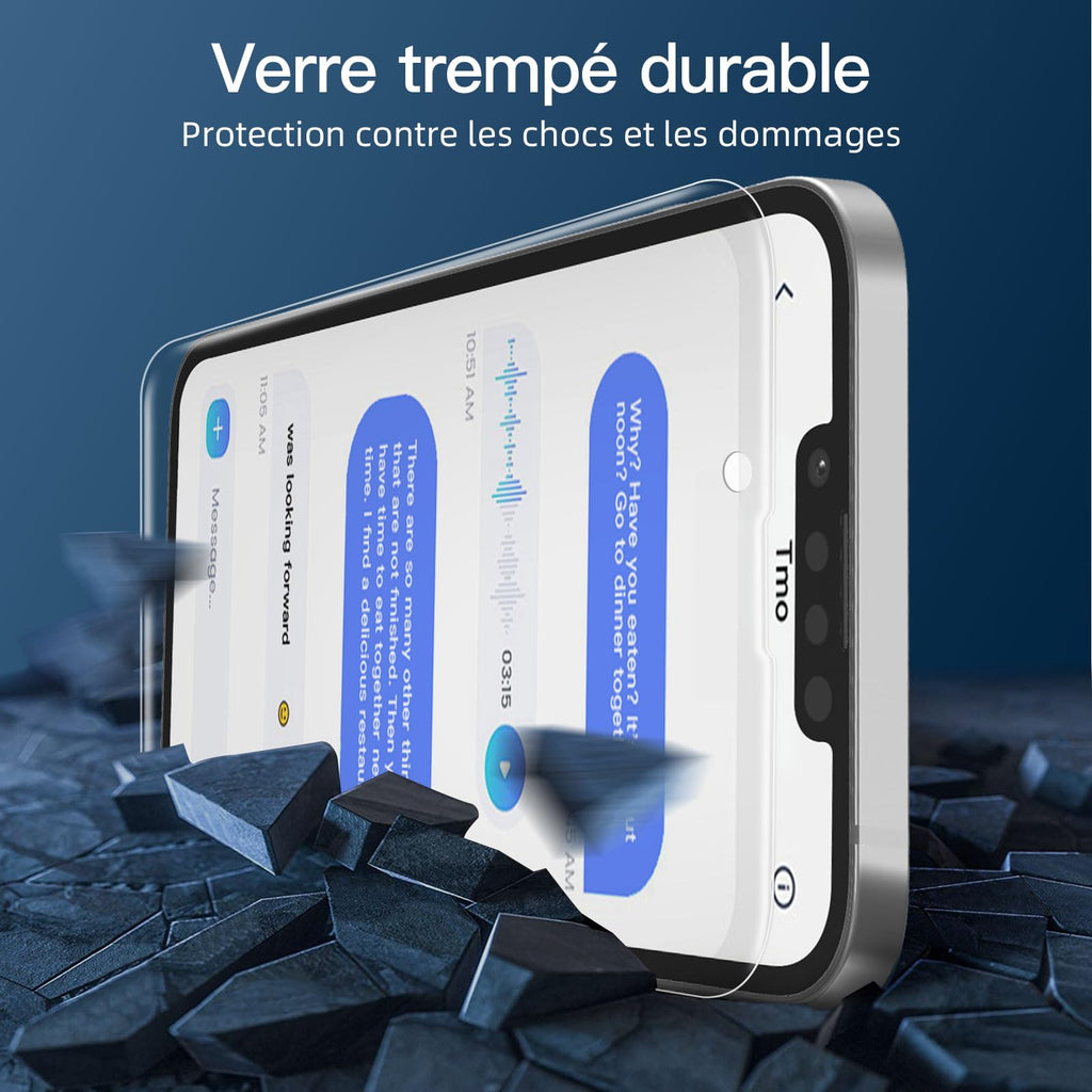 NEW'C for iPhone 16, iPhone 15 Screen Protector Installation Tool Included
