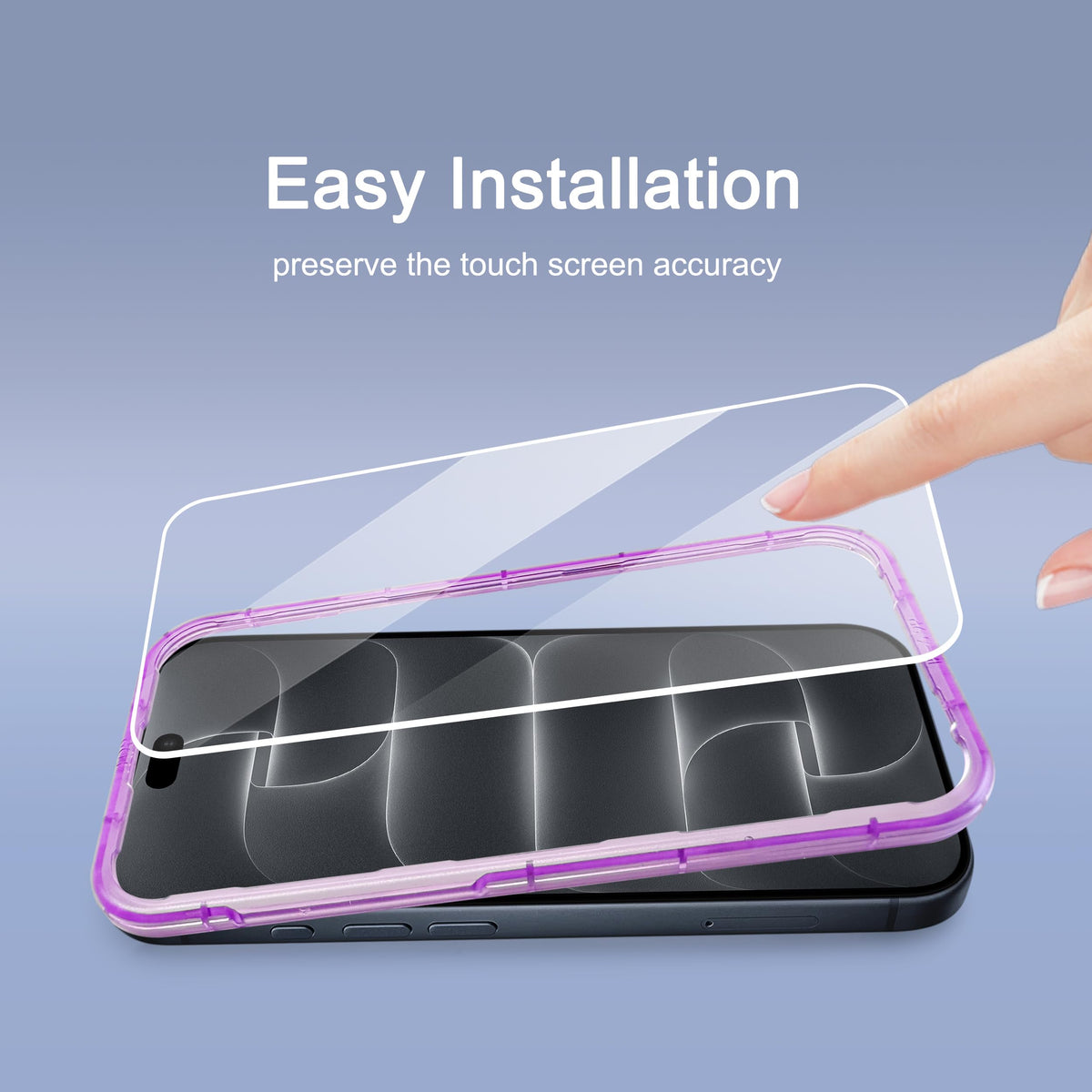 Ailun Screen Protector + Camera Lens Protector for iPhone 16, 3+3 Pack