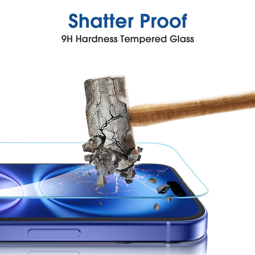 amFilm OneTouch for iPhone 18 Pro Max 6.9'' Screen Protector Tempered Glass