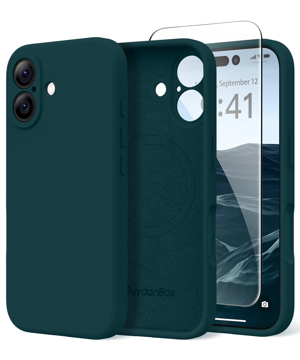 Magnetic for iPhone 12 Case Silicone White