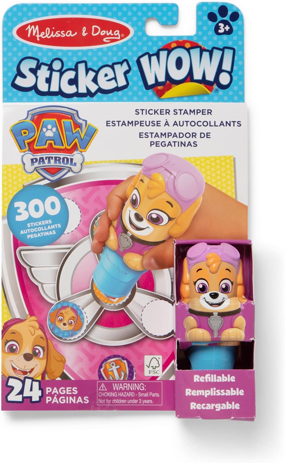 Melissa & Doug Sticker Wow! PAW Patrol Skye Stamper Toy and Activity Pad