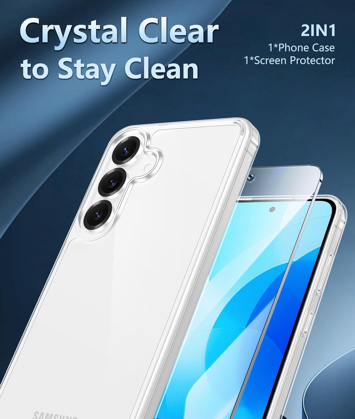 FNTCASE for Moto G-Power-5G-2026/2025 Clear Case with Screen Protector