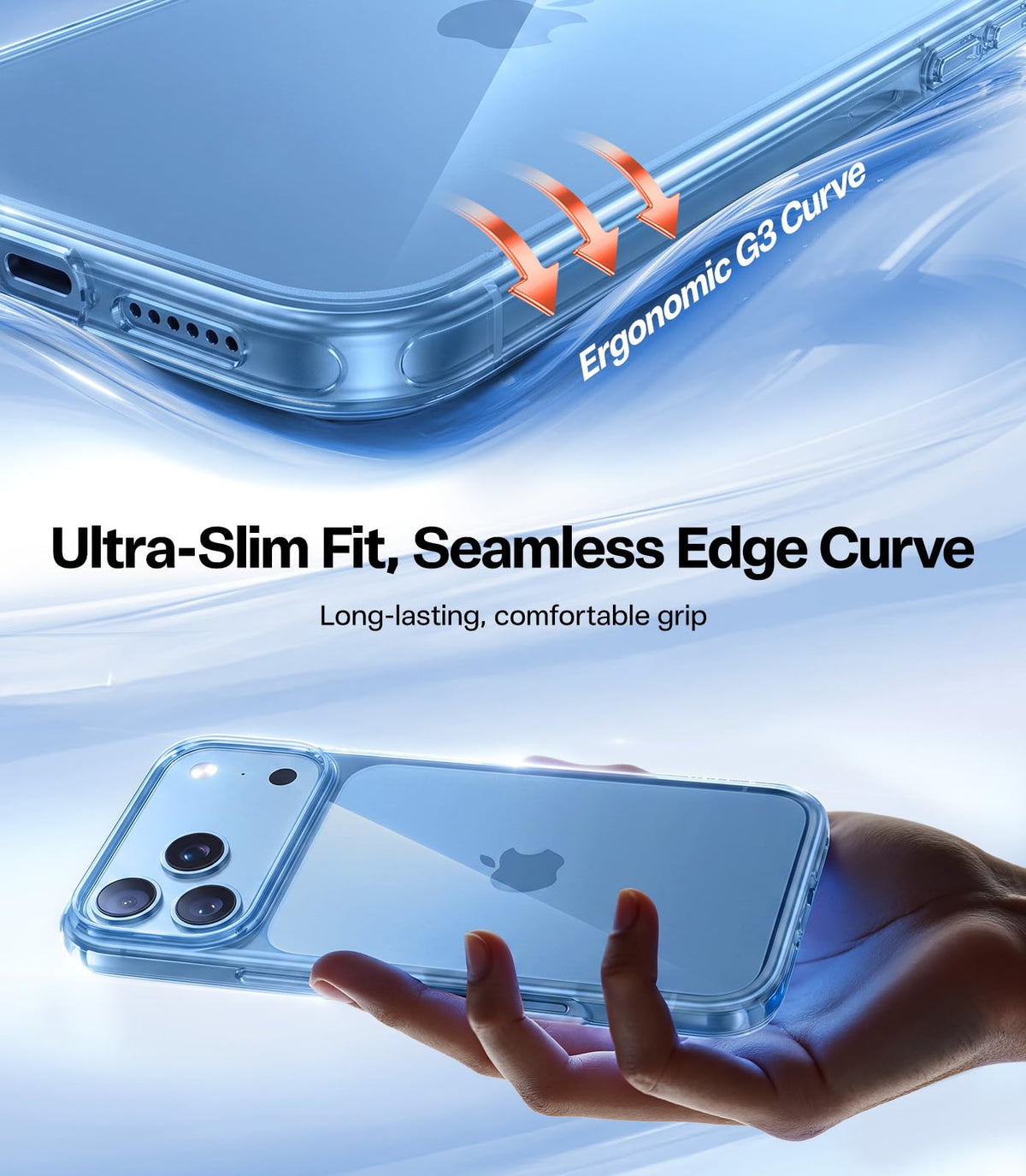 TORRAS for iPhone 14 Pro Max Case, Anti-Yellowing, Crystal Clear
