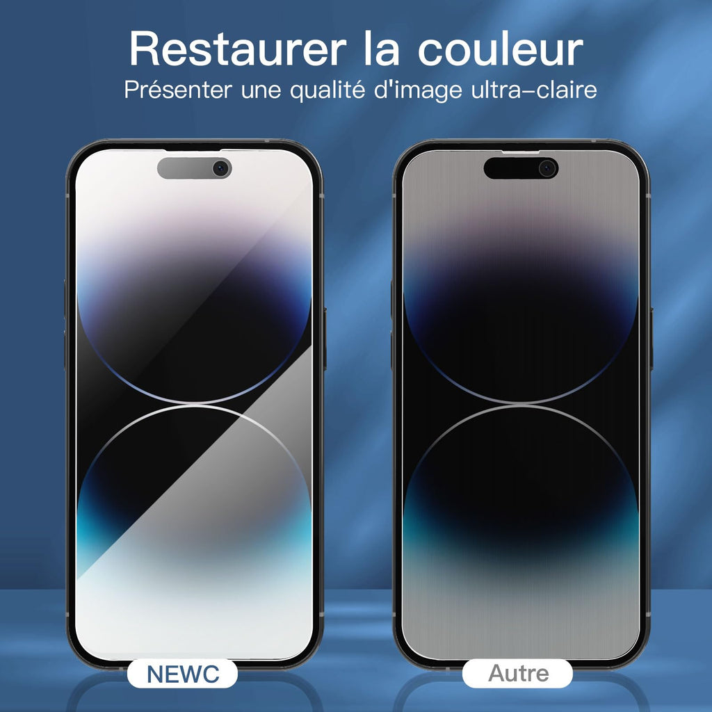 NEW'C for iPhone 16, iPhone 15 Screen Protector Installation Tool Included