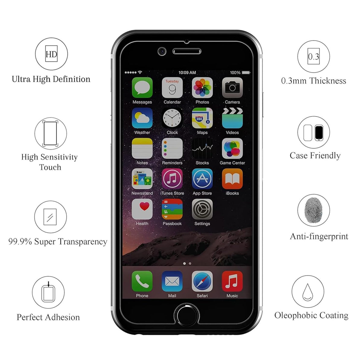 Ailun Privacy Screen Protector iPhone 17e/16e/14/13/13 Pro, 2 Pack