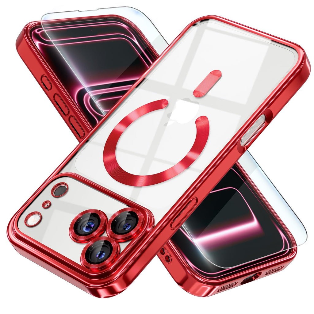 Misea Magnetic for iPhone 17 Case Compatible with MagSafe Light Blue