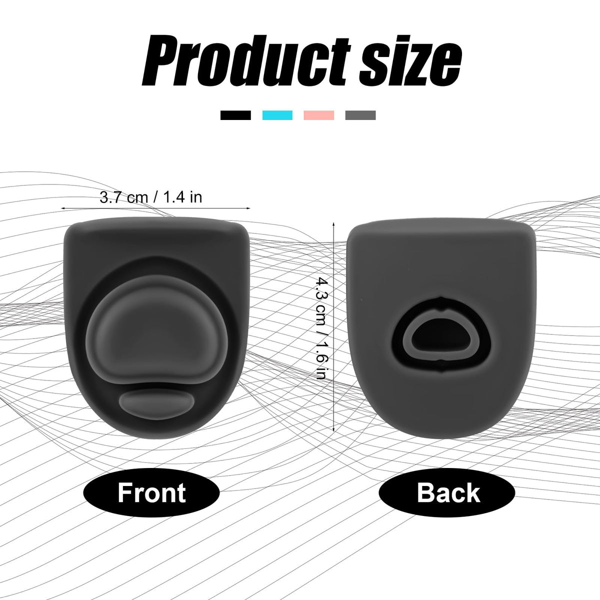 4 Sets Replacement Lid Stopper & Ring Gasket for Owala FreeSip 24oz 32oz