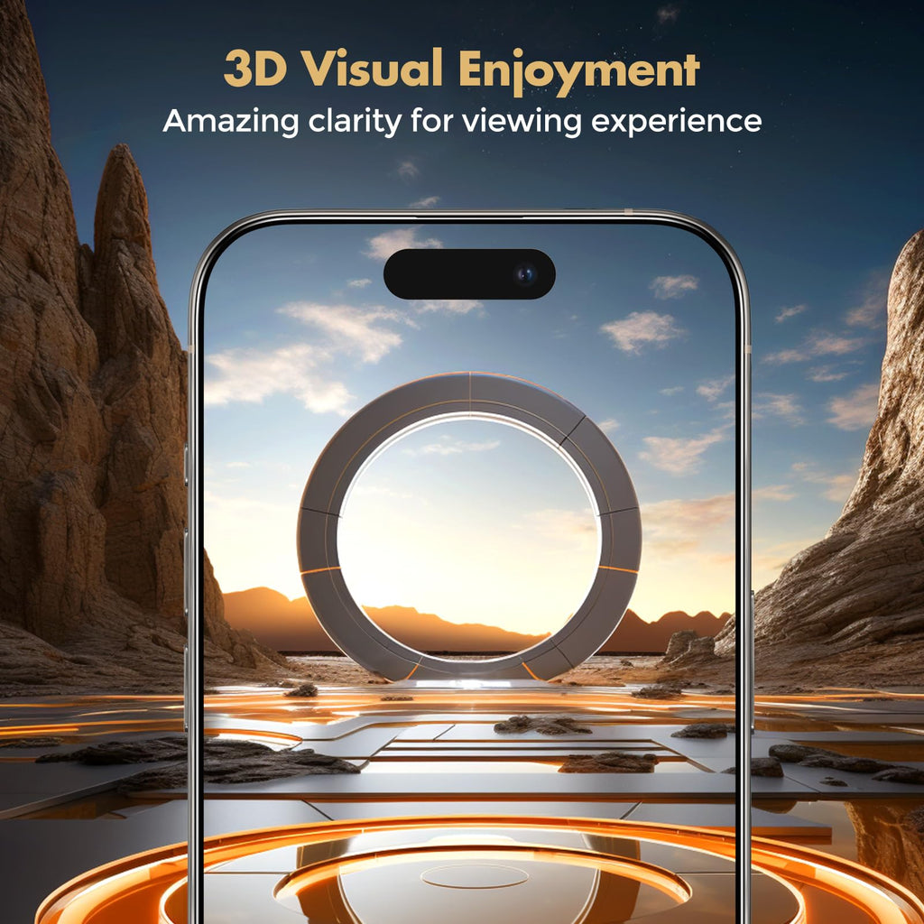 UNBREAKcable Privacy Screen Protector for iPhone 16 Pro Max, Full Coverage