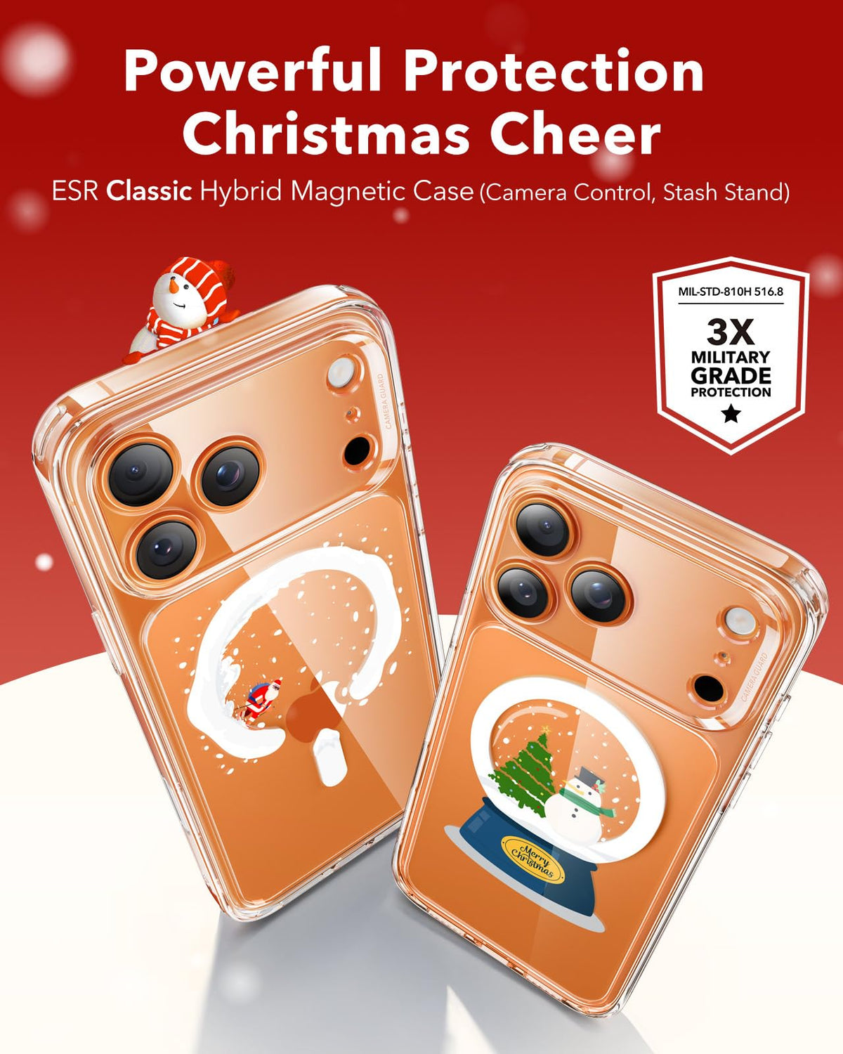 ESR Classic Hybrid for iPhone 17/18 Pro Case, Clear
