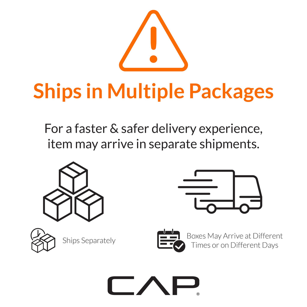 CAP Neoprene Dumbbell Pairs & Sets, Non-Slip Grip, Hex Design