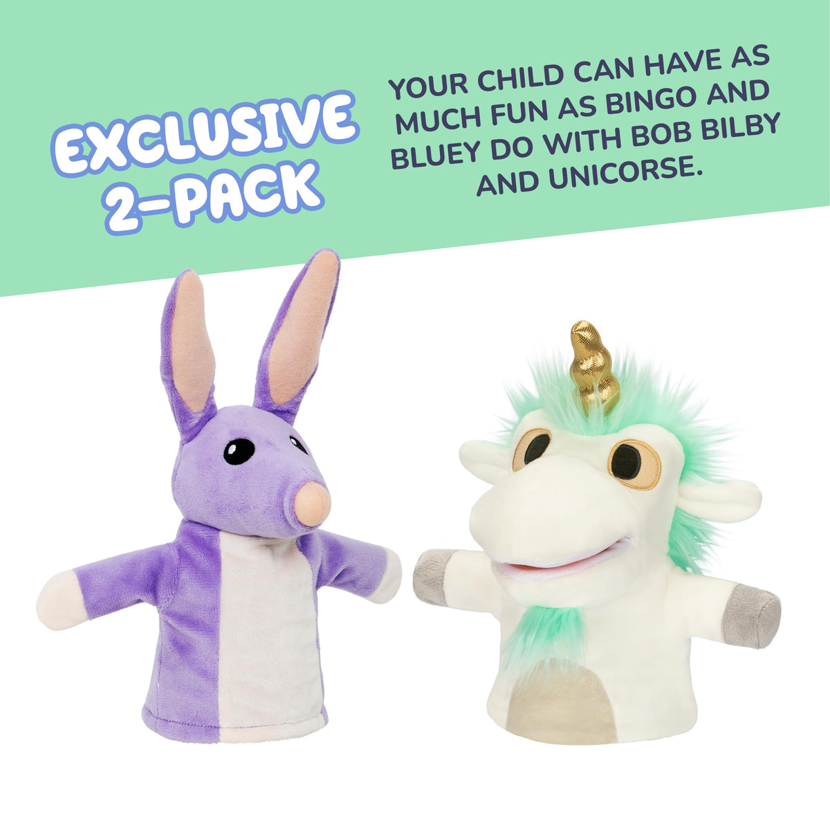 Bluey Friends 3 Pack Plush Toys, Lucky, Chloe and Coco