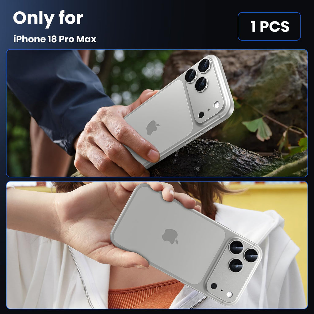 WSKEN for iPhone 17 Pro Max Camera Lens Protector - Military Grade Design
