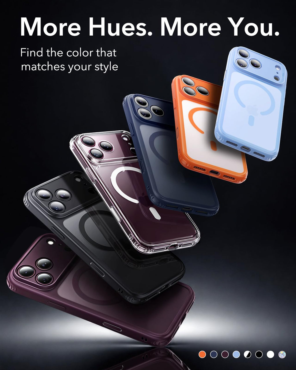 ESR Classic Hybrid for iPhone 17/18 Pro Case, Clear