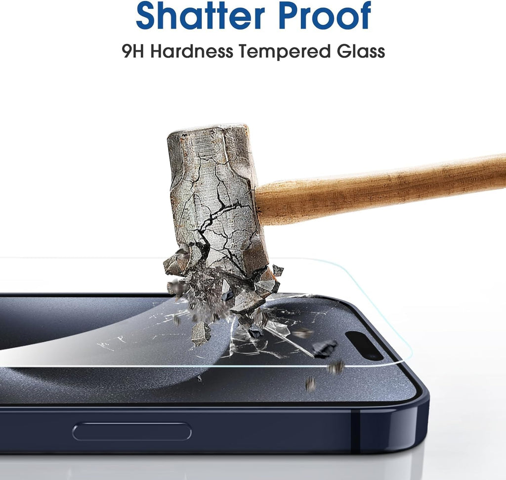 amFilm OneTouch for iPhone 18 Pro Max 6.9'' Screen Protector Tempered Glass