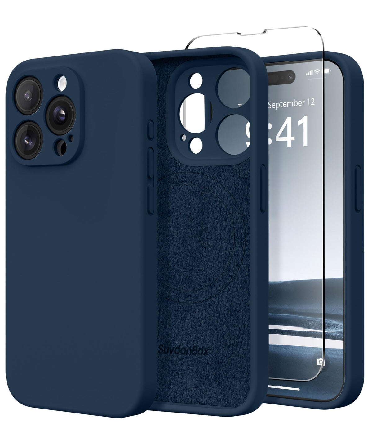 Magnetic for iPhone 12 Case Silicone White