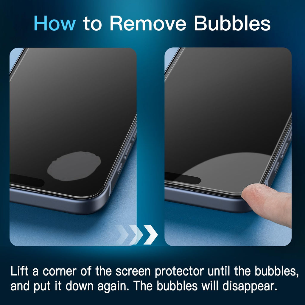 JETech Screen Protector for iPhone 18 Pro Max/17 Pro Max, 3-Pack