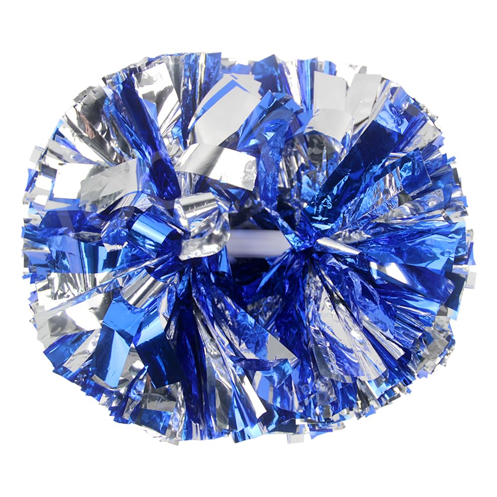 Hooshing 2/6/12PCS Pom Poms Cheerleading with Baton Handle Cheerleader Pompoms for Cheering Sports Games Dancing Party Team Spirit