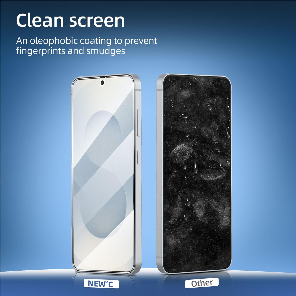 NEW'C for Samsung Galaxy S23 6.1" (SM-S911),Screen Protector Tempered Glass