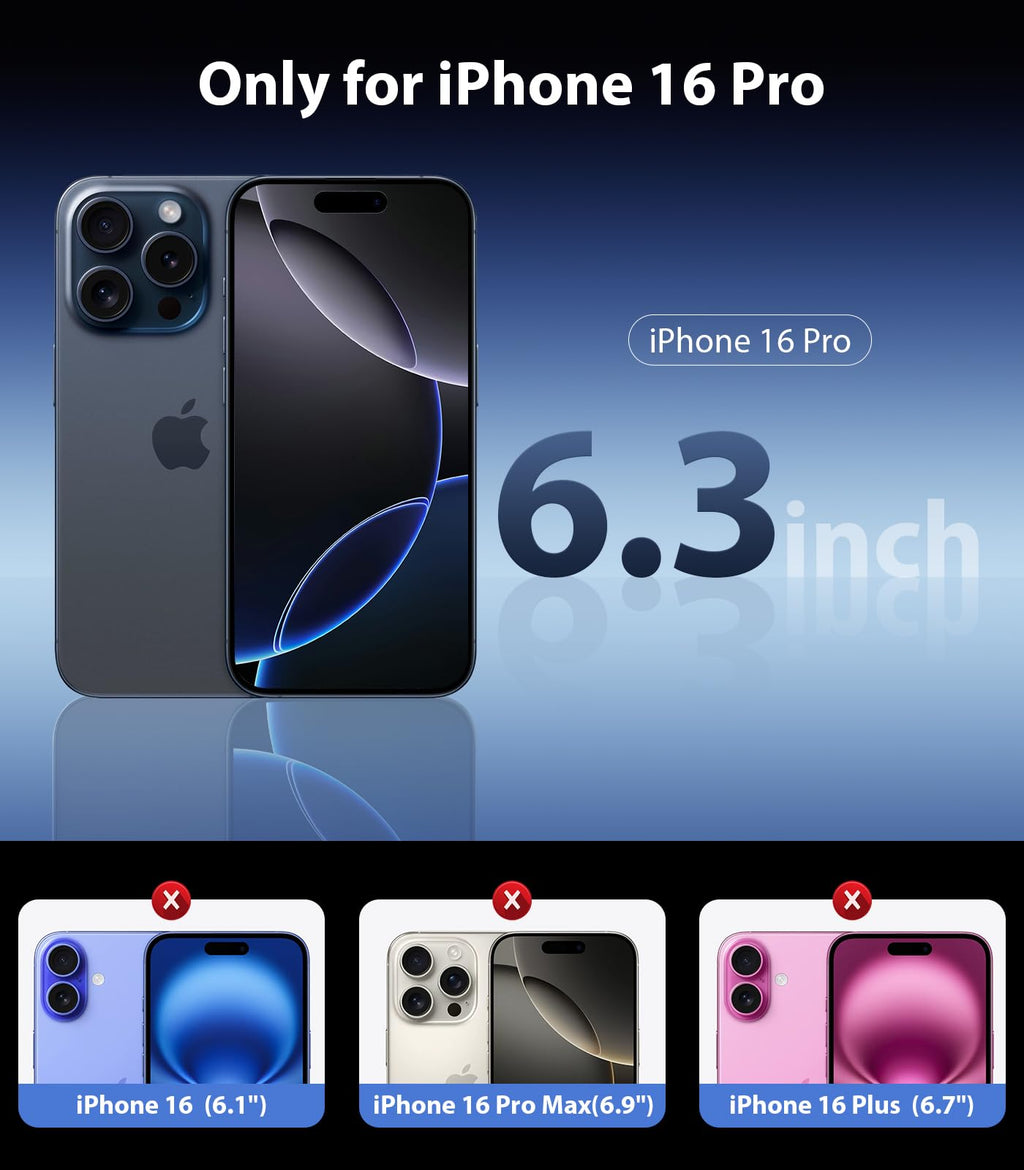Mkeke for iPhone 18 Pro Max Case Clear [Not-Yellowing]