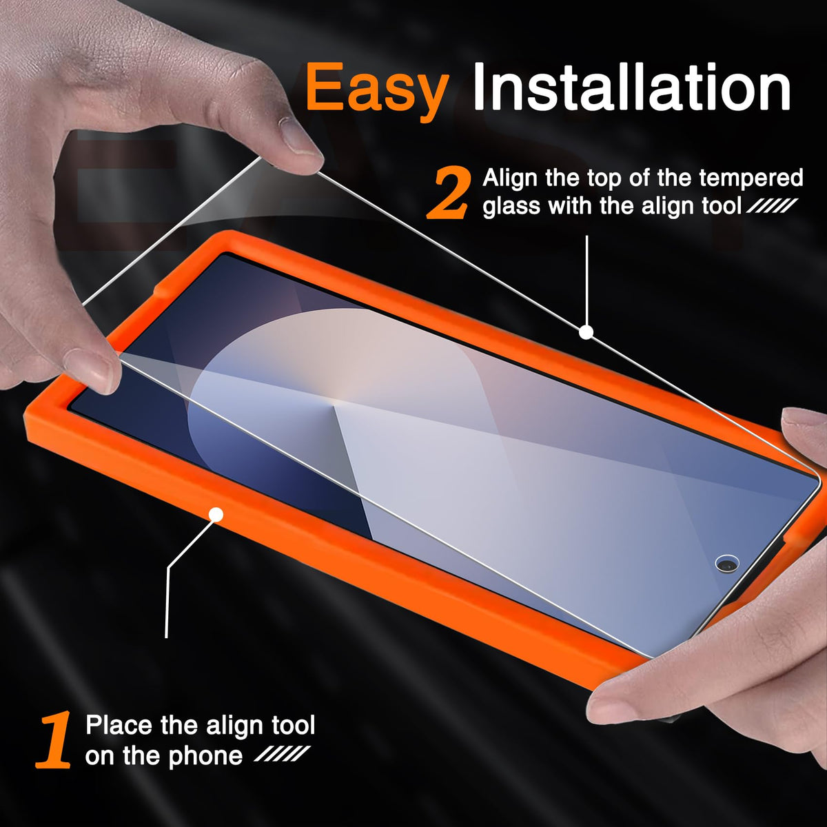 Wiaocit Privacy Screen Protector for iPhone 18 Pro, Tempered Glass
