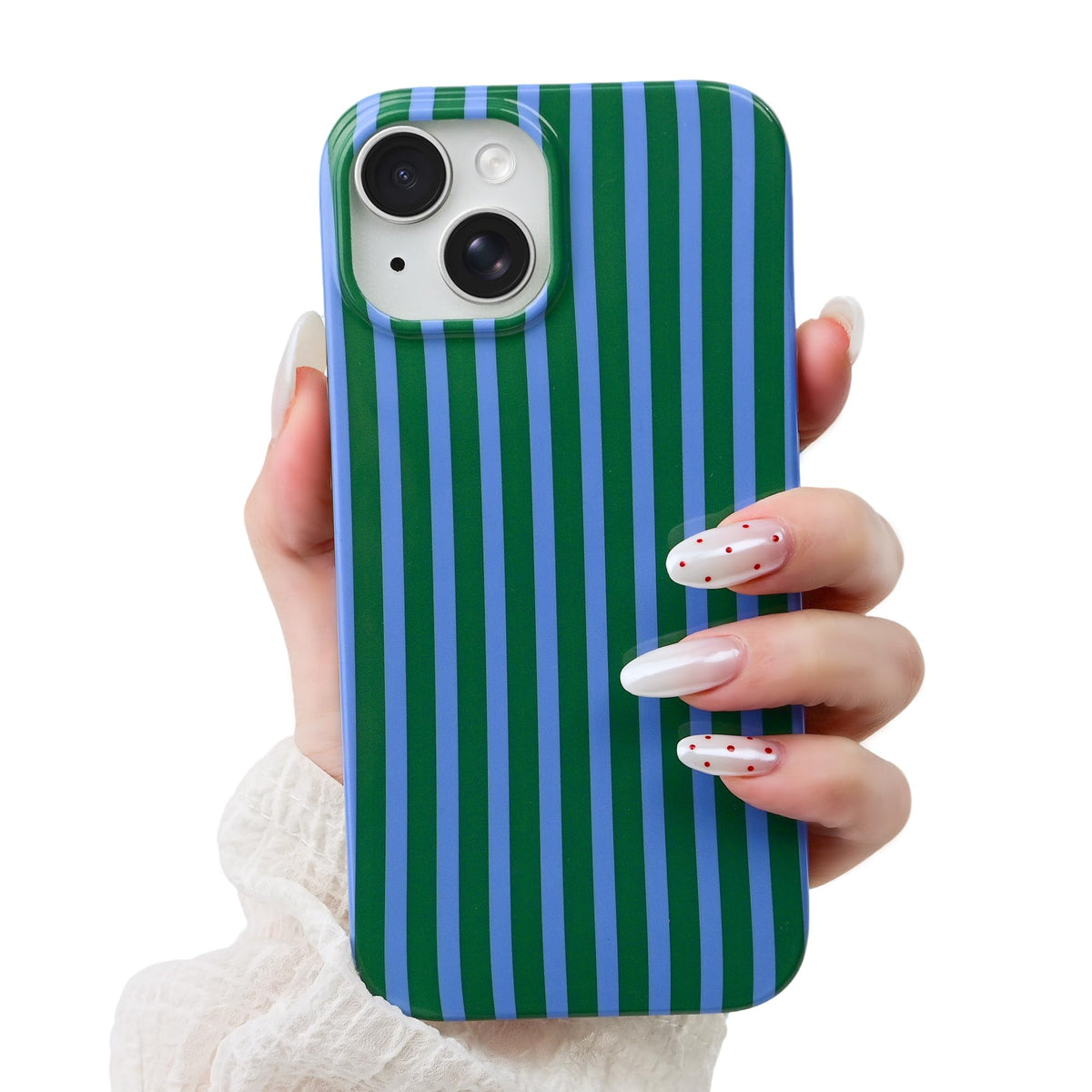 Cute Striped Case for iPhone 12 Pro Max 6.7",Pink/Yellow