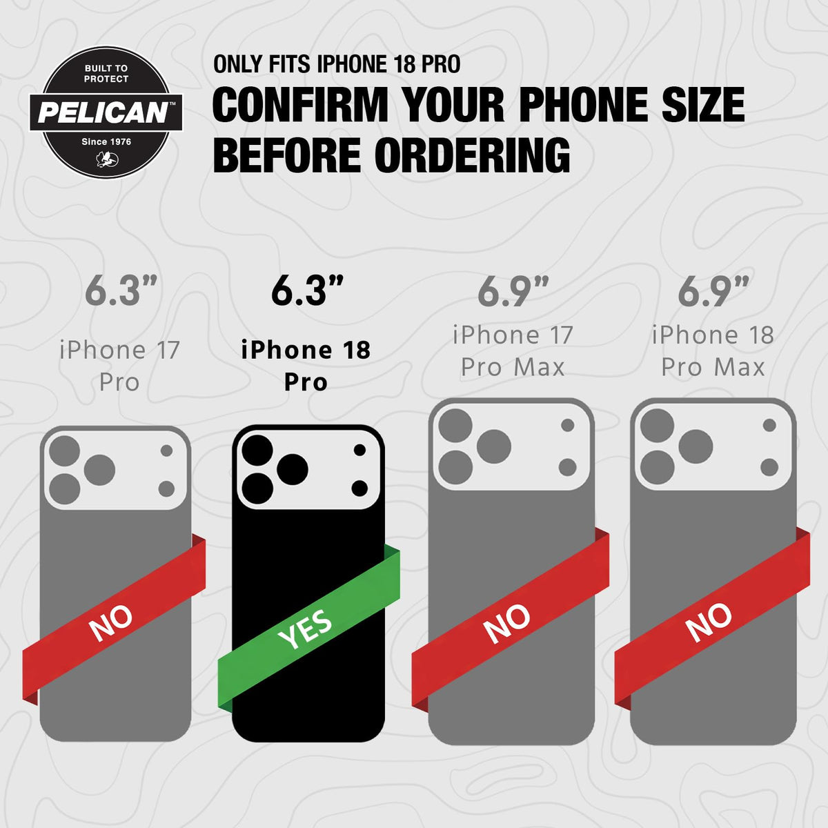 Pelican iPhone 17 Pro Case - MagSafe Phone Case -Ranger Frosted Clear/Black