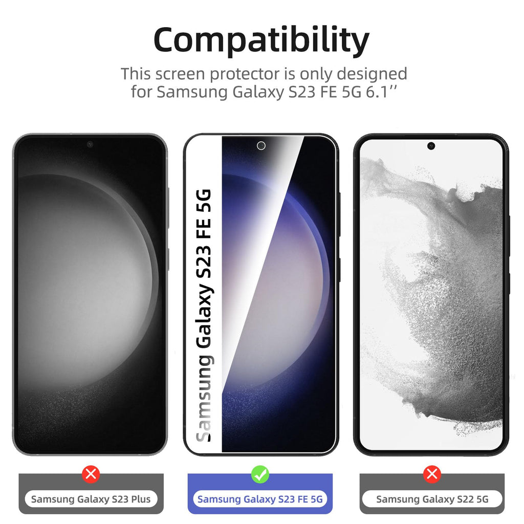 NEW'C for Samsung Galaxy S23 6.1" (SM-S911),Screen Protector Tempered Glass