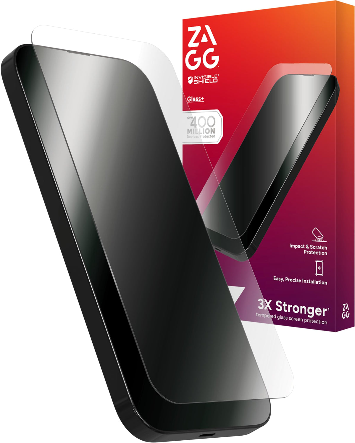 ZAGG Glass+ Screen Protector for iPhone 18 Pro Max/iPhone 17 Pro Max