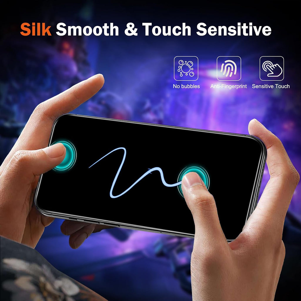 Ferilinso Privacy Screen Protector for iPhone 18 Pro, Tempered Glass