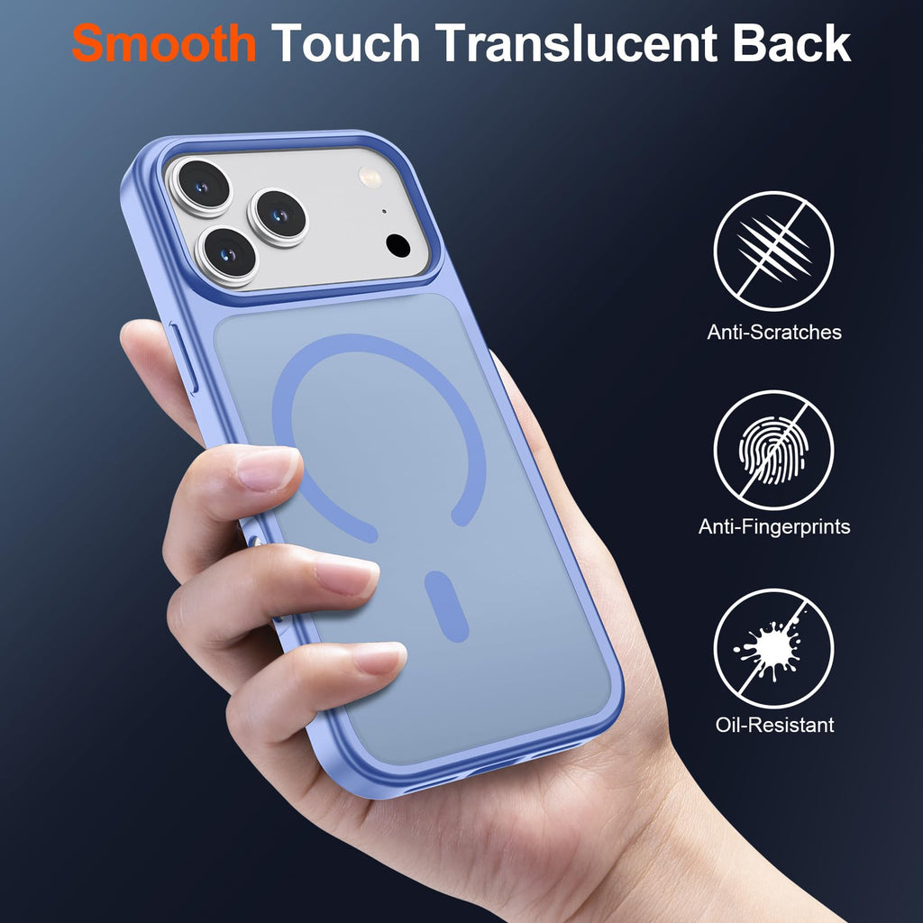 SUPFINE Magnetic for iPhone 18 Pro Max/17 Pro Max Case Dark Blue