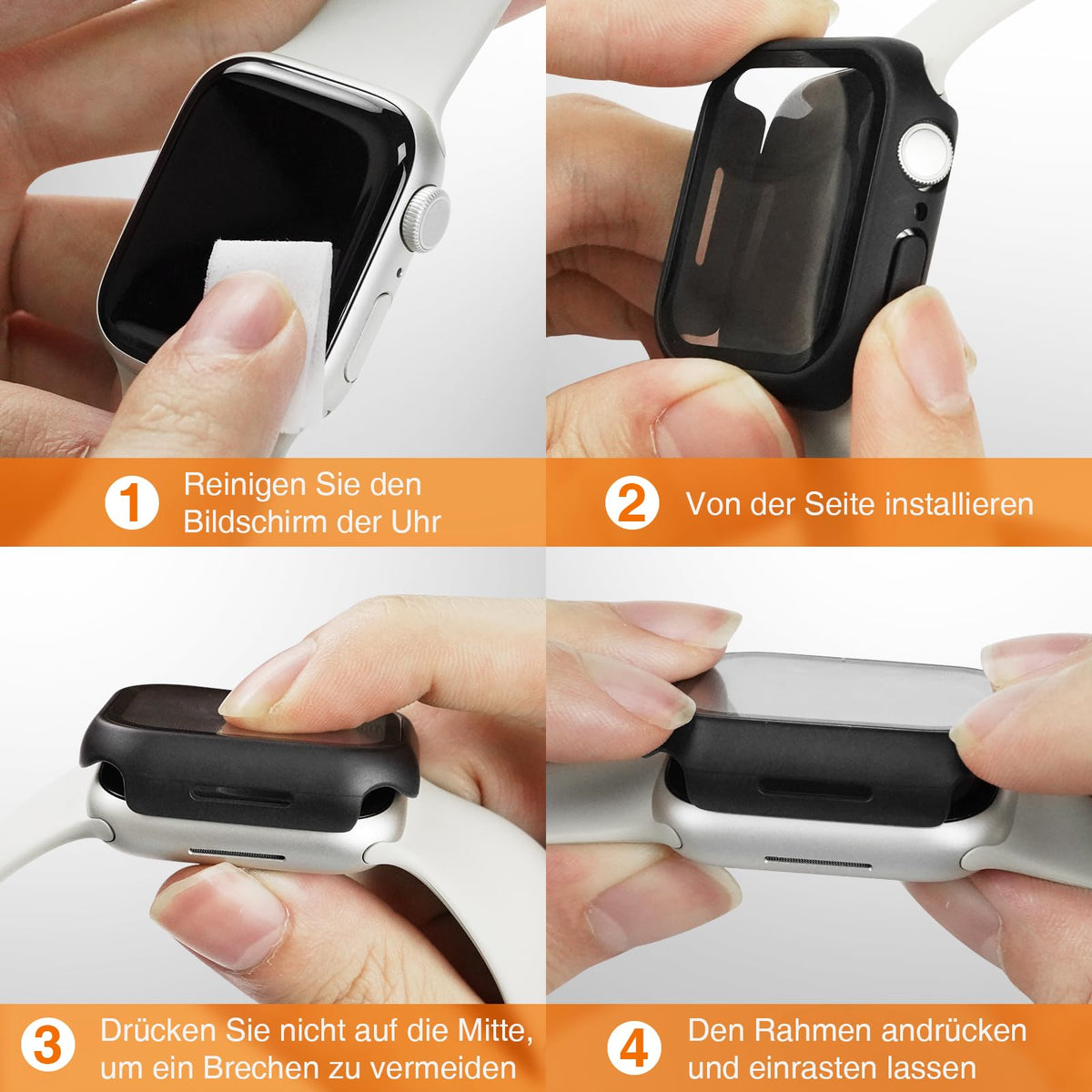 LK 6Pcs for Apple Watch Series 12/Series 11/Series 10 46mm Screen Protector