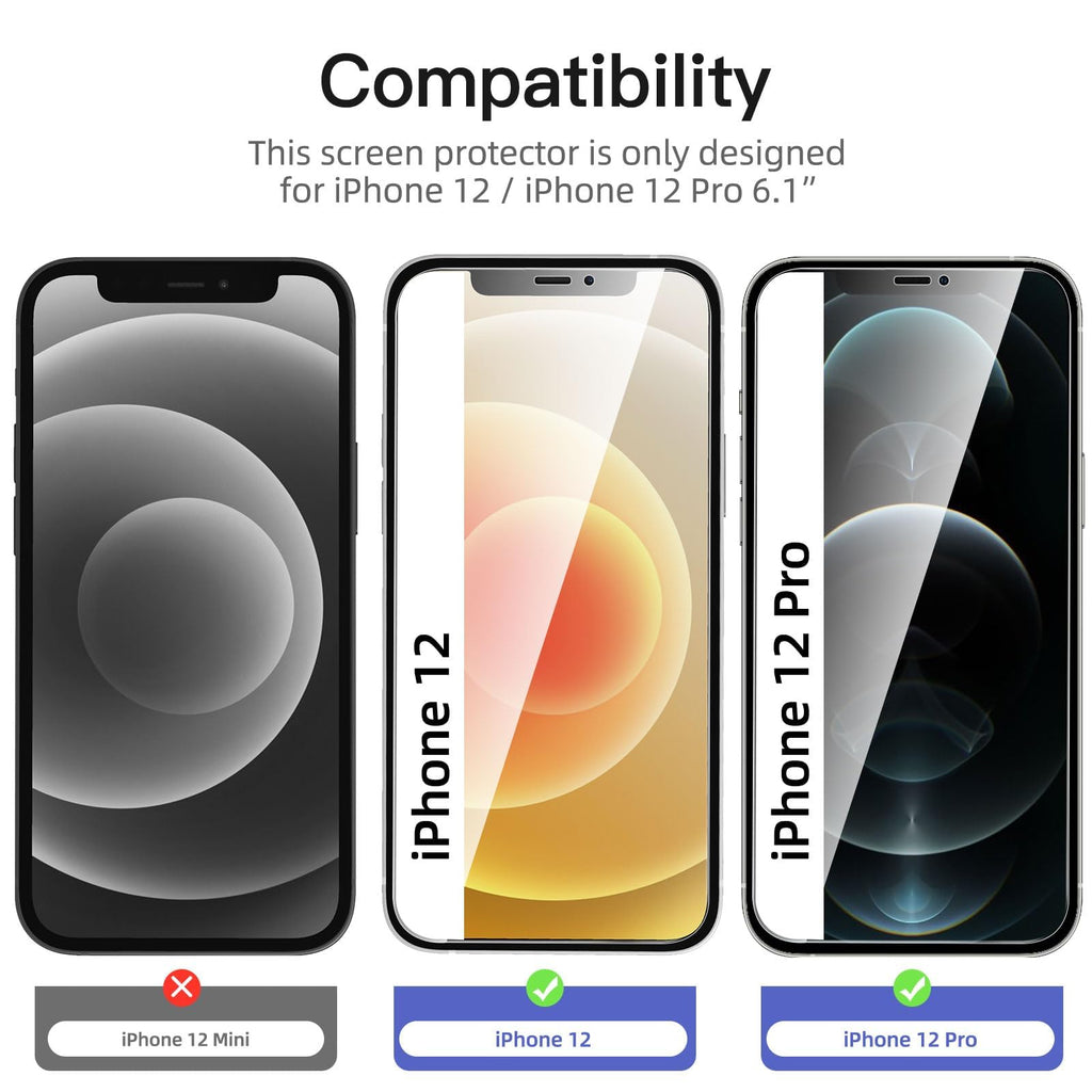 NEW'C for iPhone 16, iPhone 15 Screen Protector Installation Tool Included