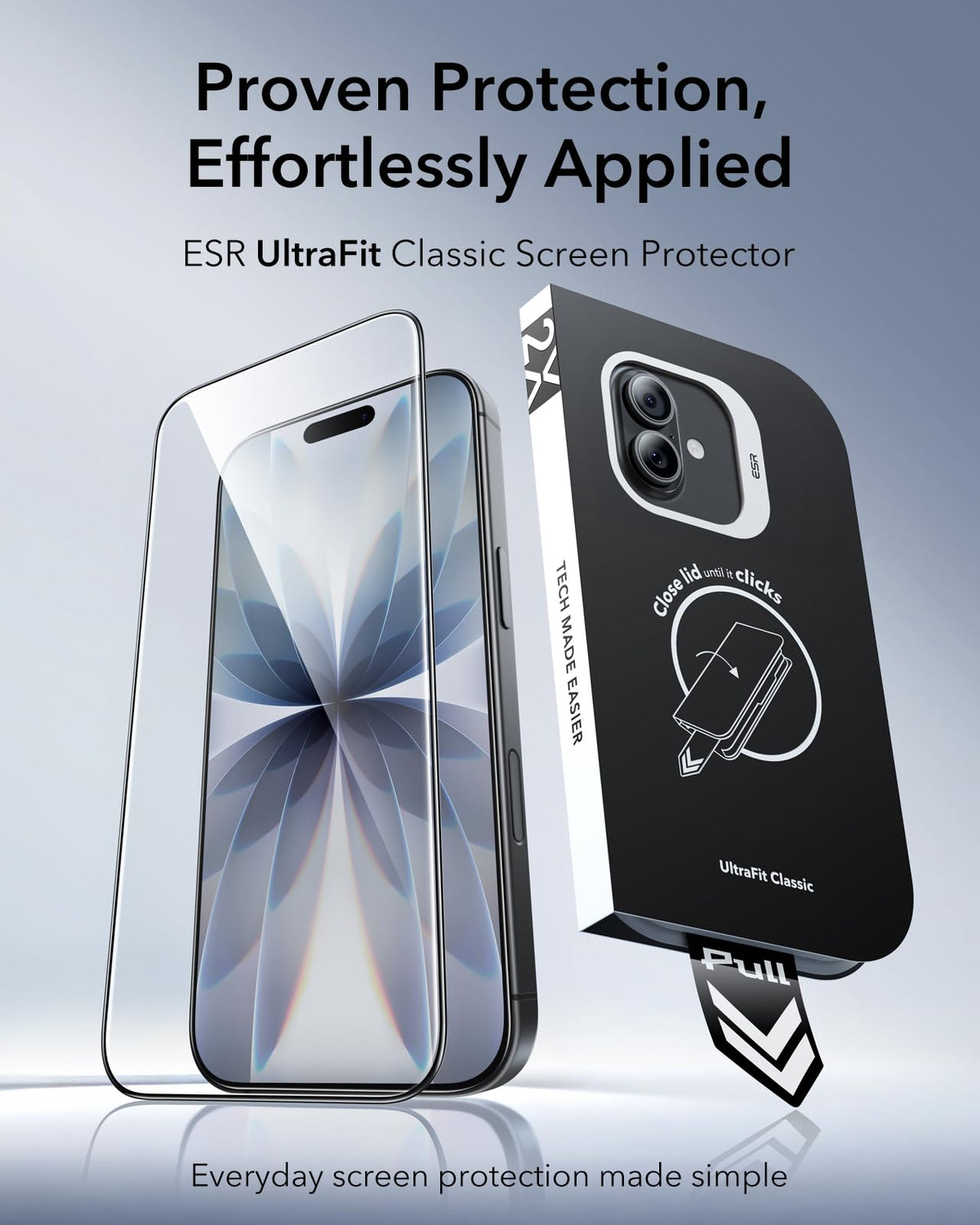ESR 3 Pack for iPhone 17 Pro Screen Protector, Classic