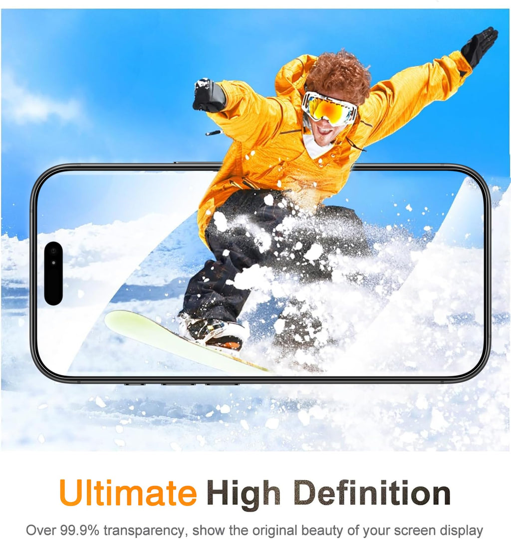 Wiaocit Privacy Screen Protector for iPhone 18 Pro, Tempered Glass