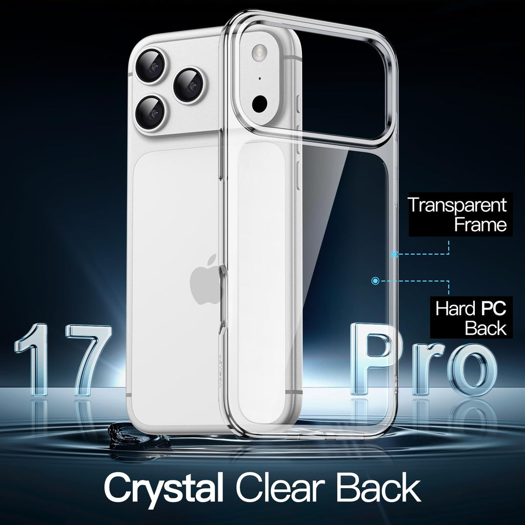 JETech Case for iPhone 17 Pro Max, Anti-Yellowing, Black